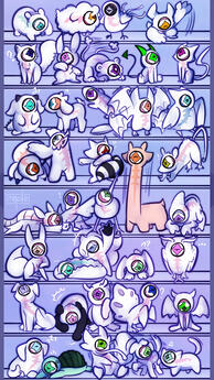 AI-Ball Mass Attack, drawn for Art Fight